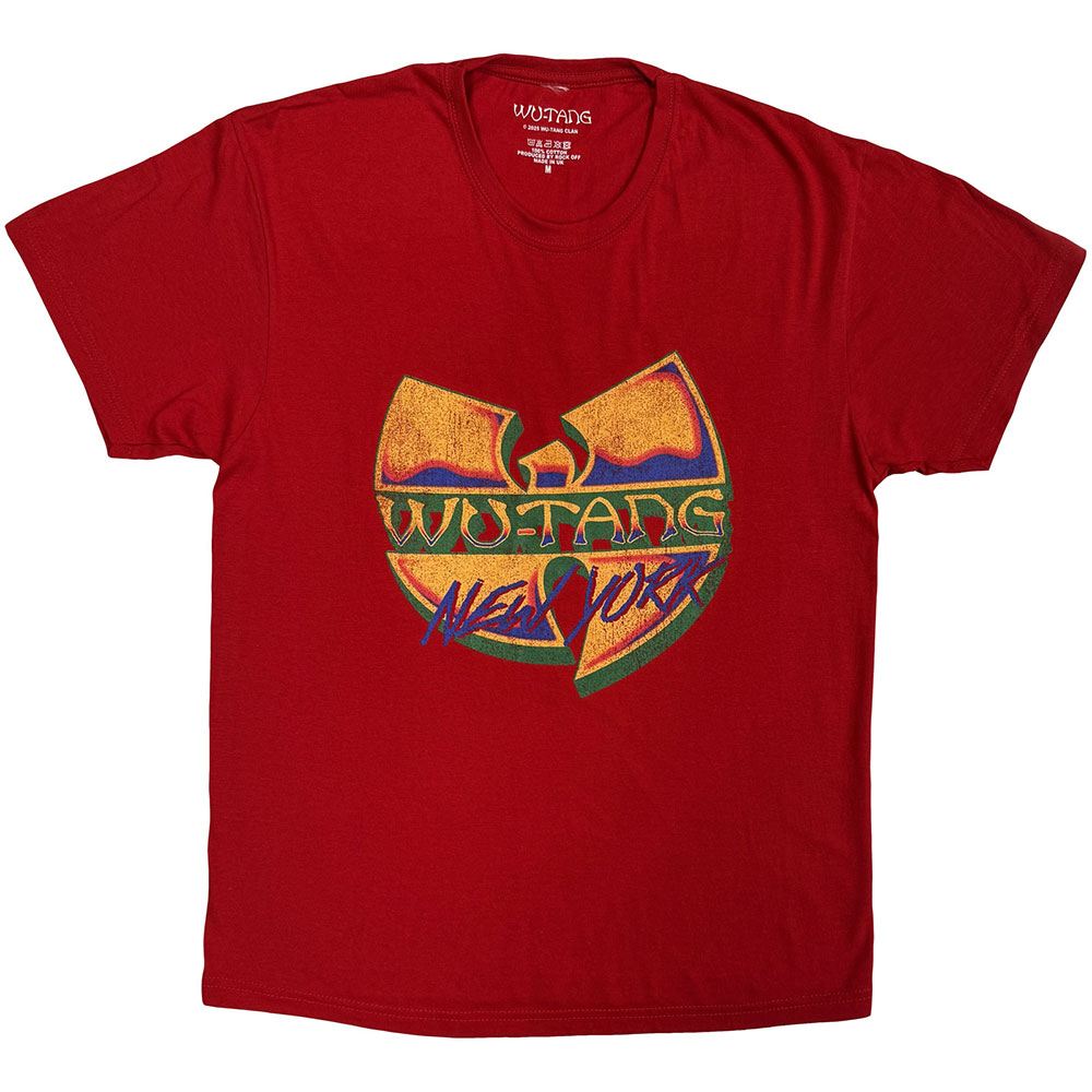 WuTang Clan - New York V1 Heren Tshirt - Rood